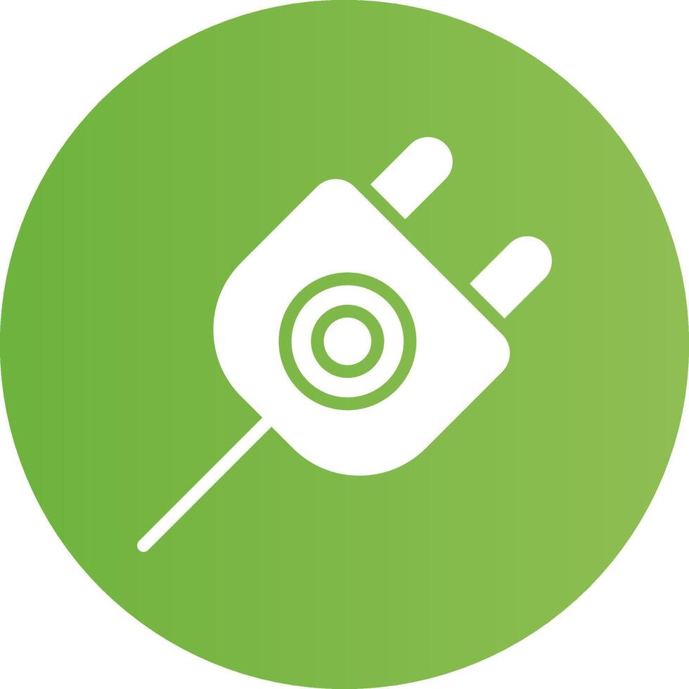 Glyph Circle light green Gradient vector