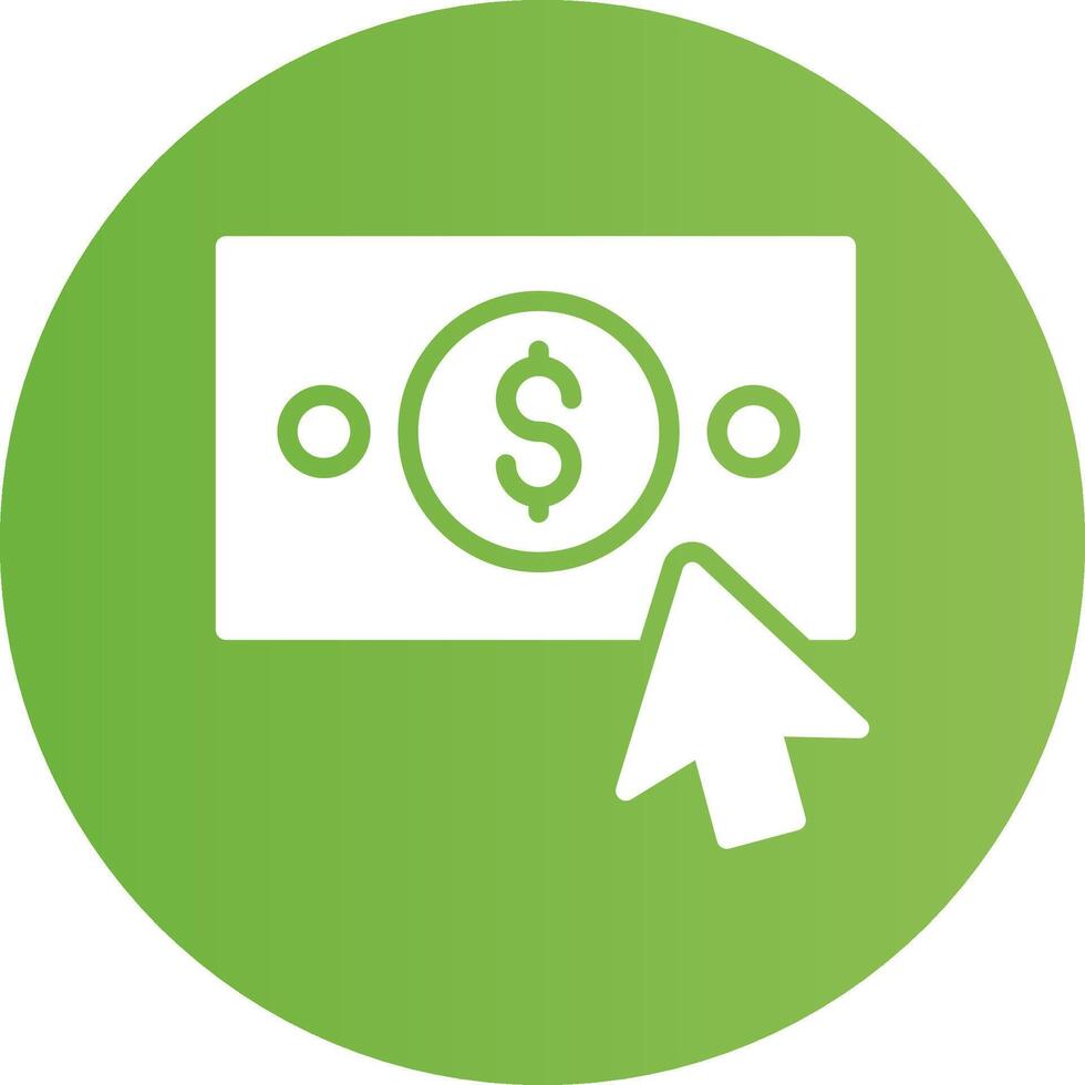 Pay Per Click Creative Icon Design vector
