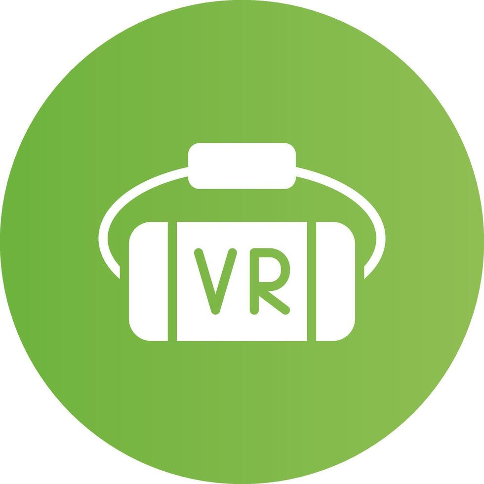 VR Glasses Creative Icon Design vector