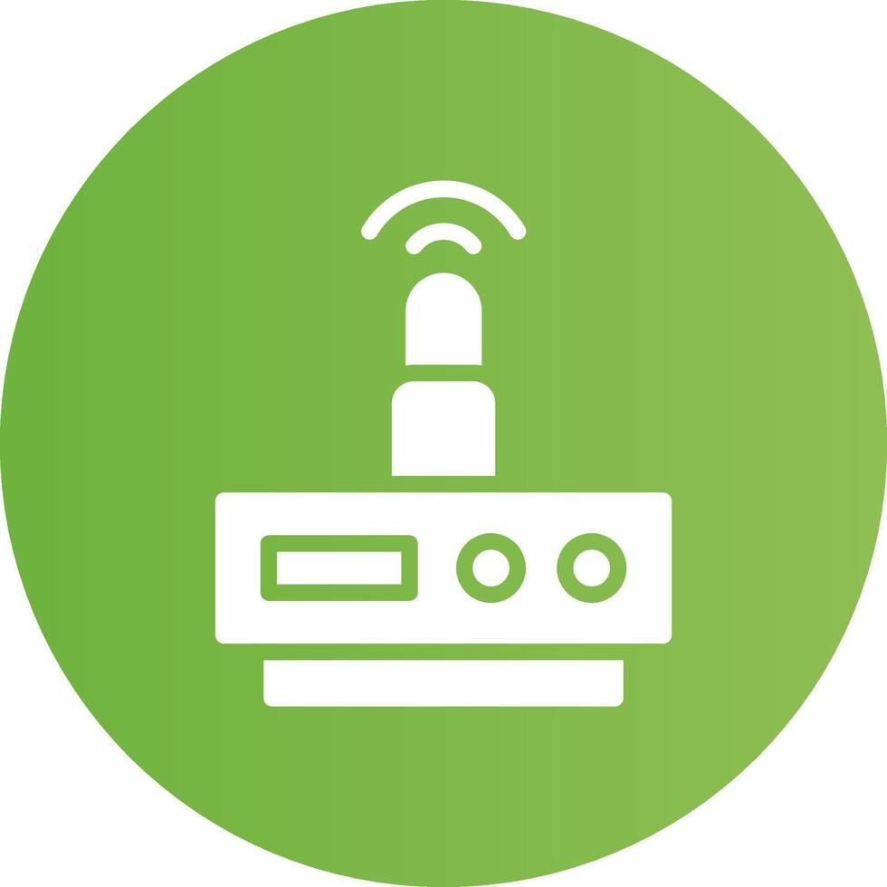 Wifi Router Creative Icon Design vector