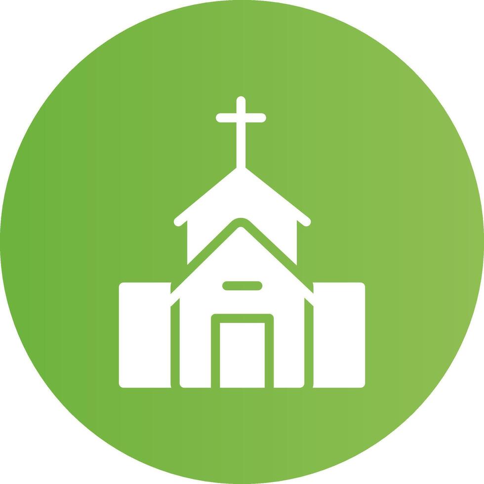 diseño de icono creativo de iglesia vector