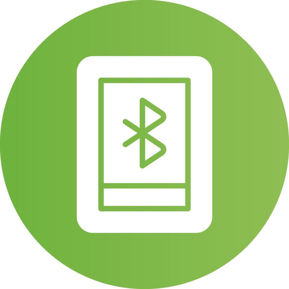 Bluetooth Creative Icon Design vector