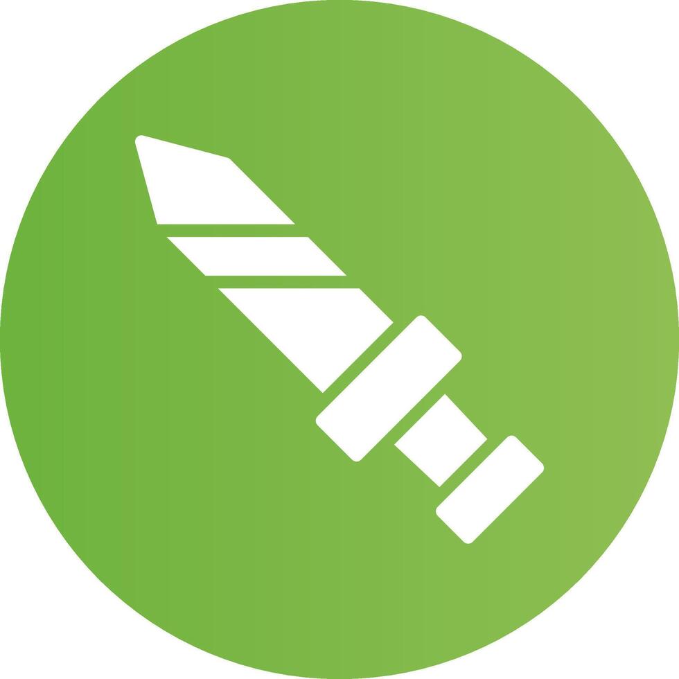 Glyph Circle light green Gradient vector