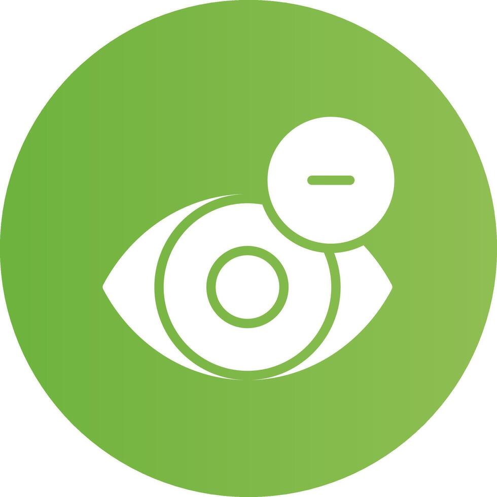 Glyph Circle light green Gradient vector