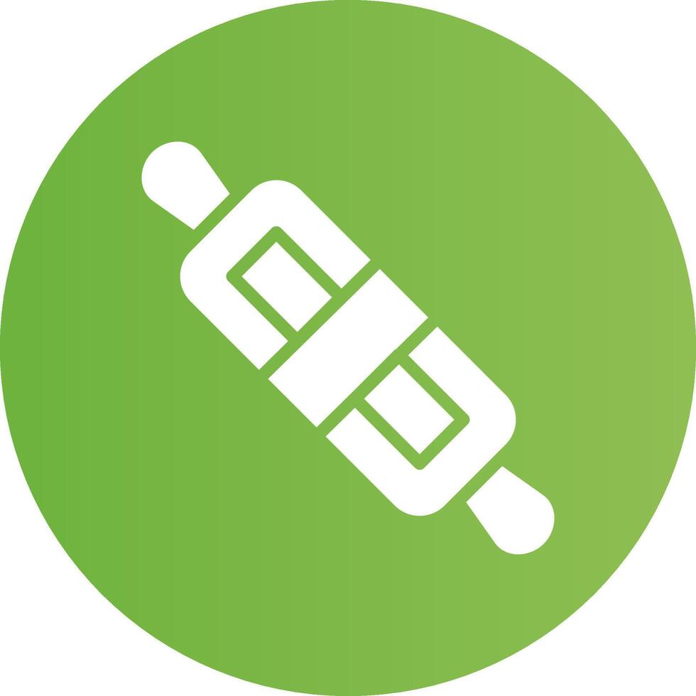 Rolling Pin Creative Icon Design vector