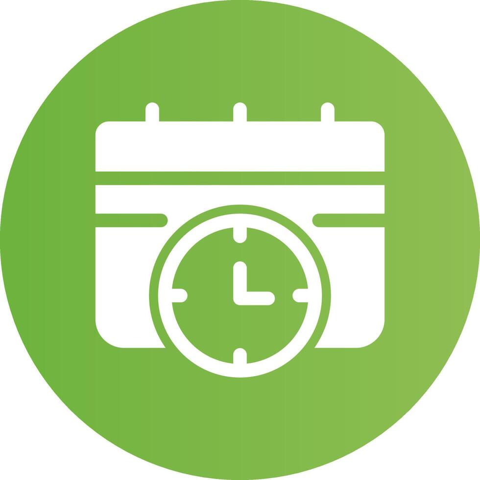 Deadline Creative Icon Design vector