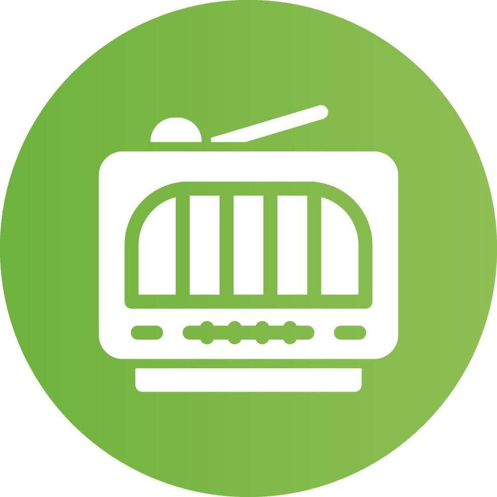 Radio Creative Icon Design vector