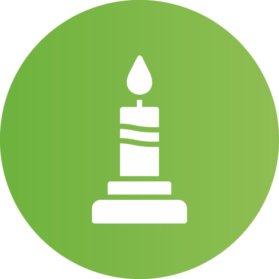 Candle Creative Icon Design vector
