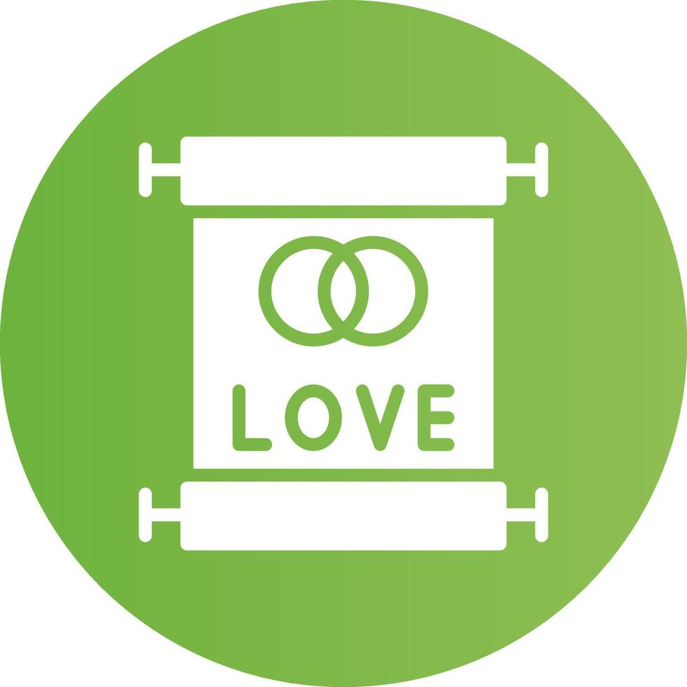 Wedding Vows Creative Icon Design vector