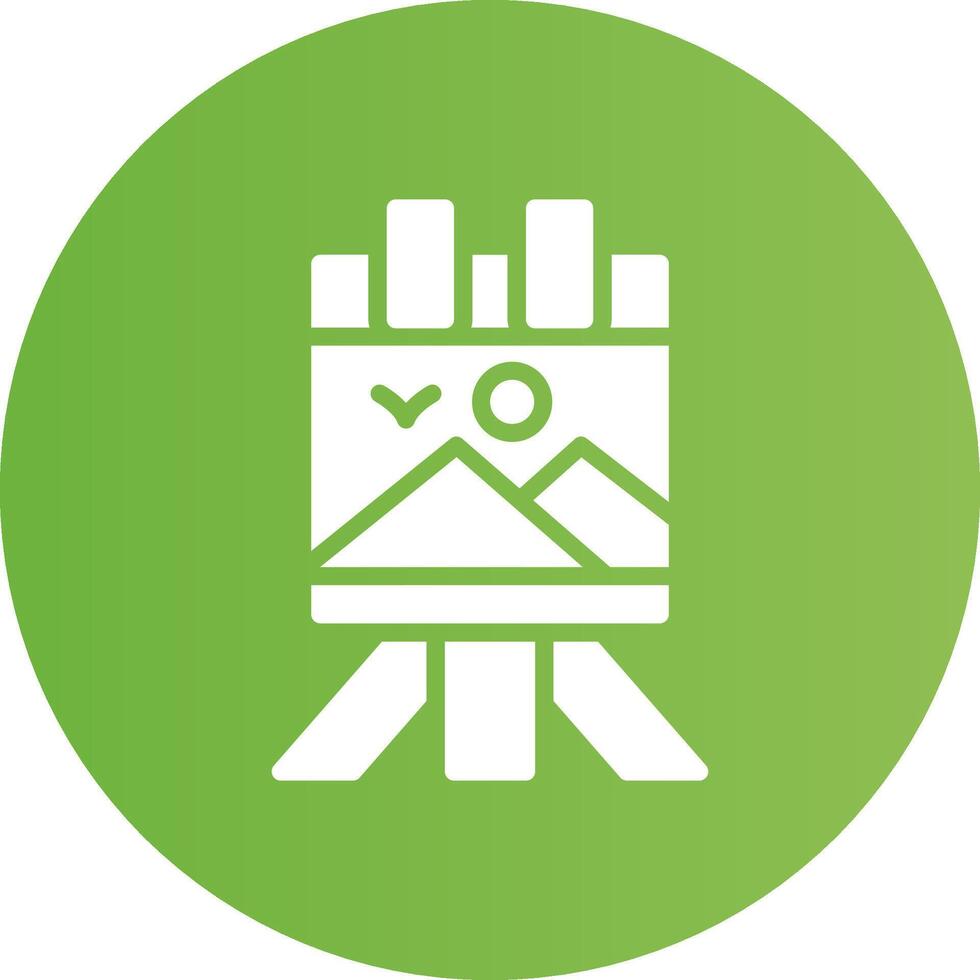 Canvas Creative Icon Design vector