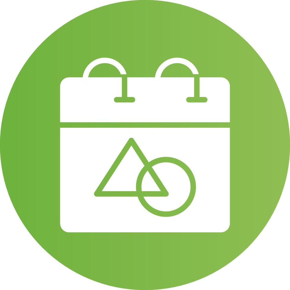 Calendar Creative Icon Design vector