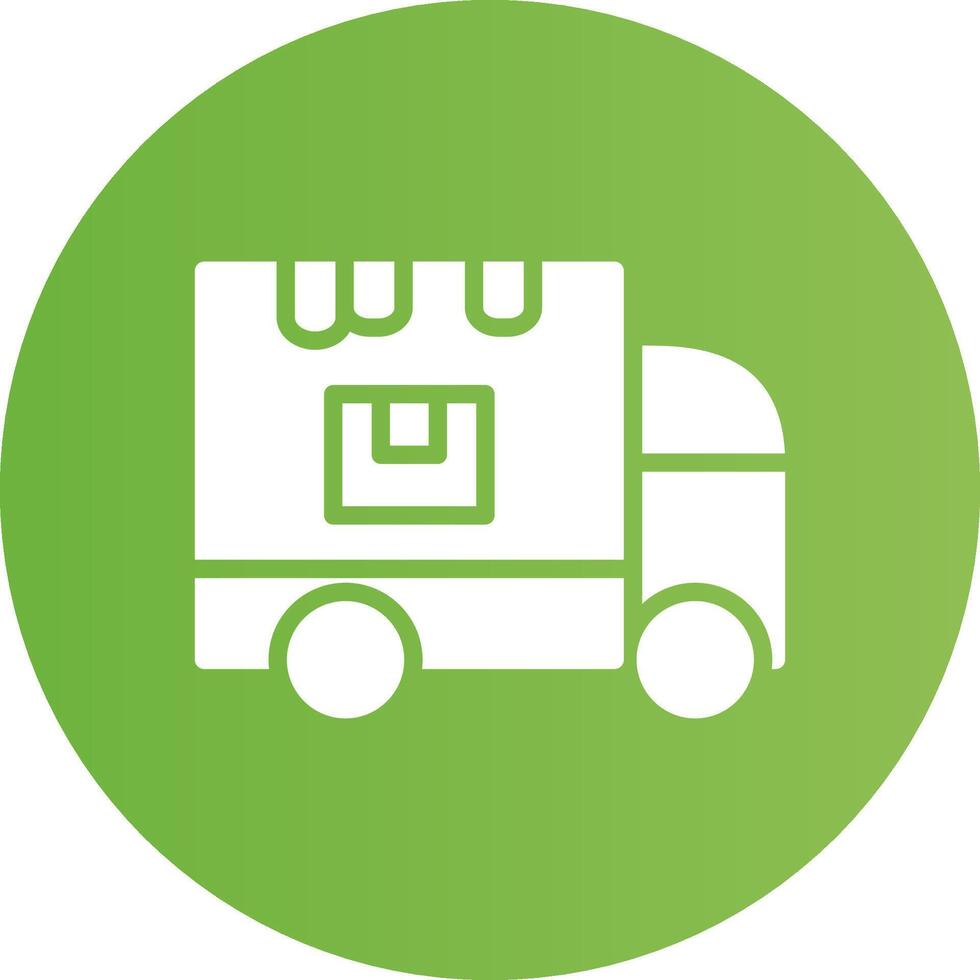 Delivery Truck Creative Icon Design vector