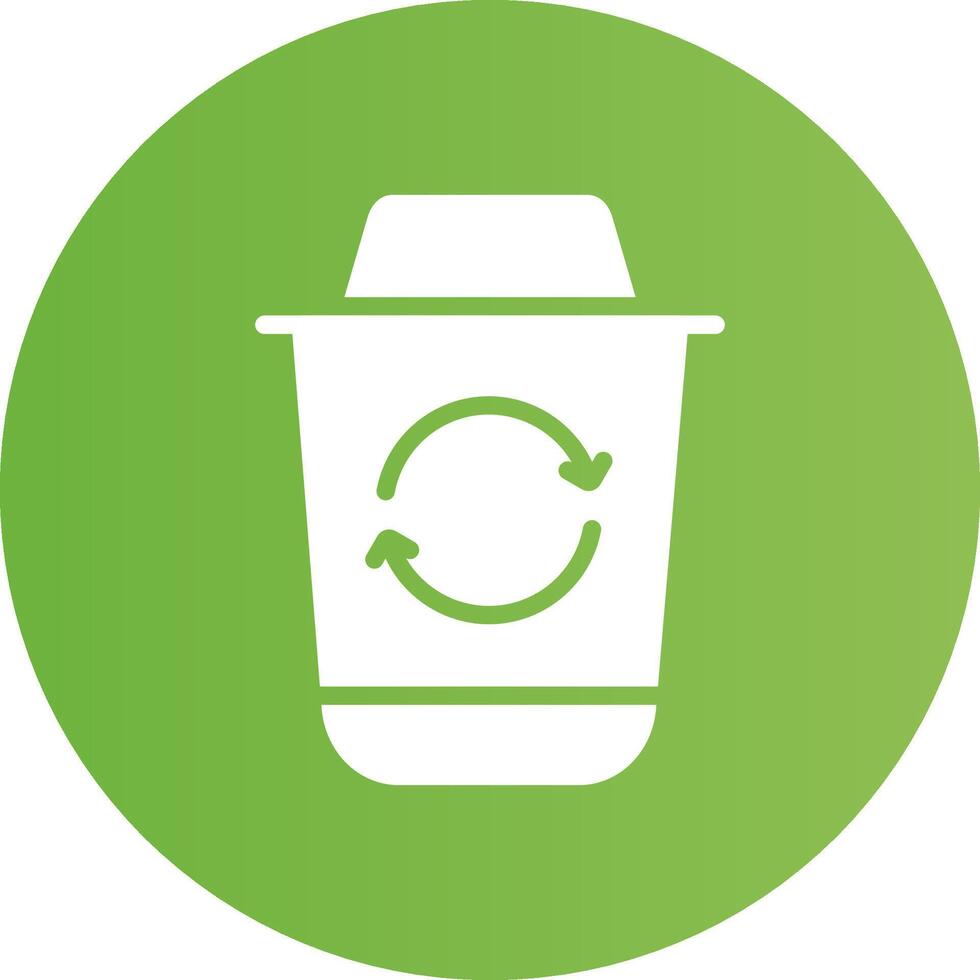 Recycle Bin Creative Icon Design vector