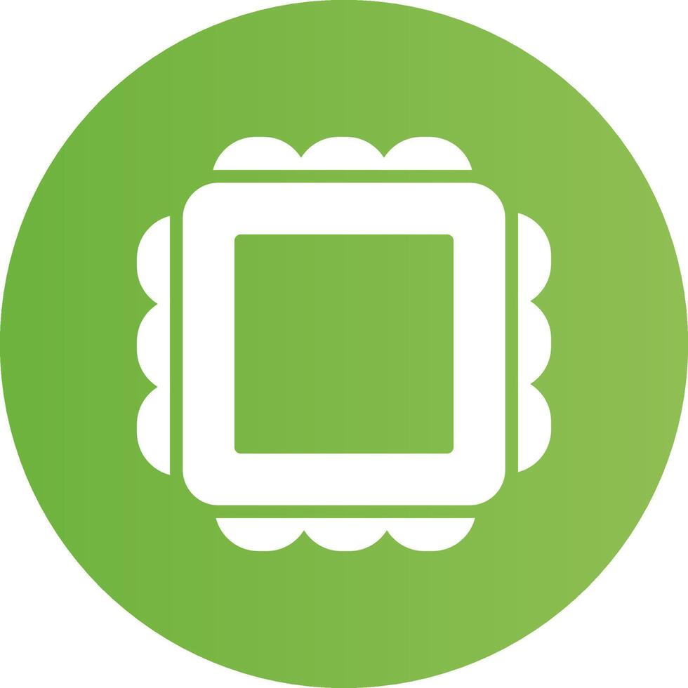 Magic Mirror Creative Icon Design vector