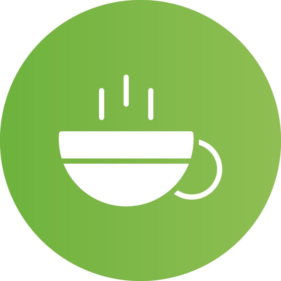 Glyph Circle light green Gradient vector