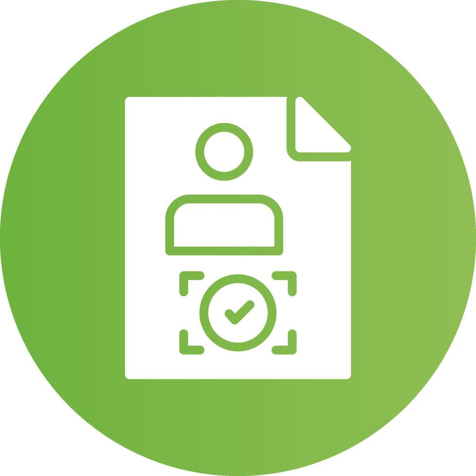 Approval Creative Icon Design vector