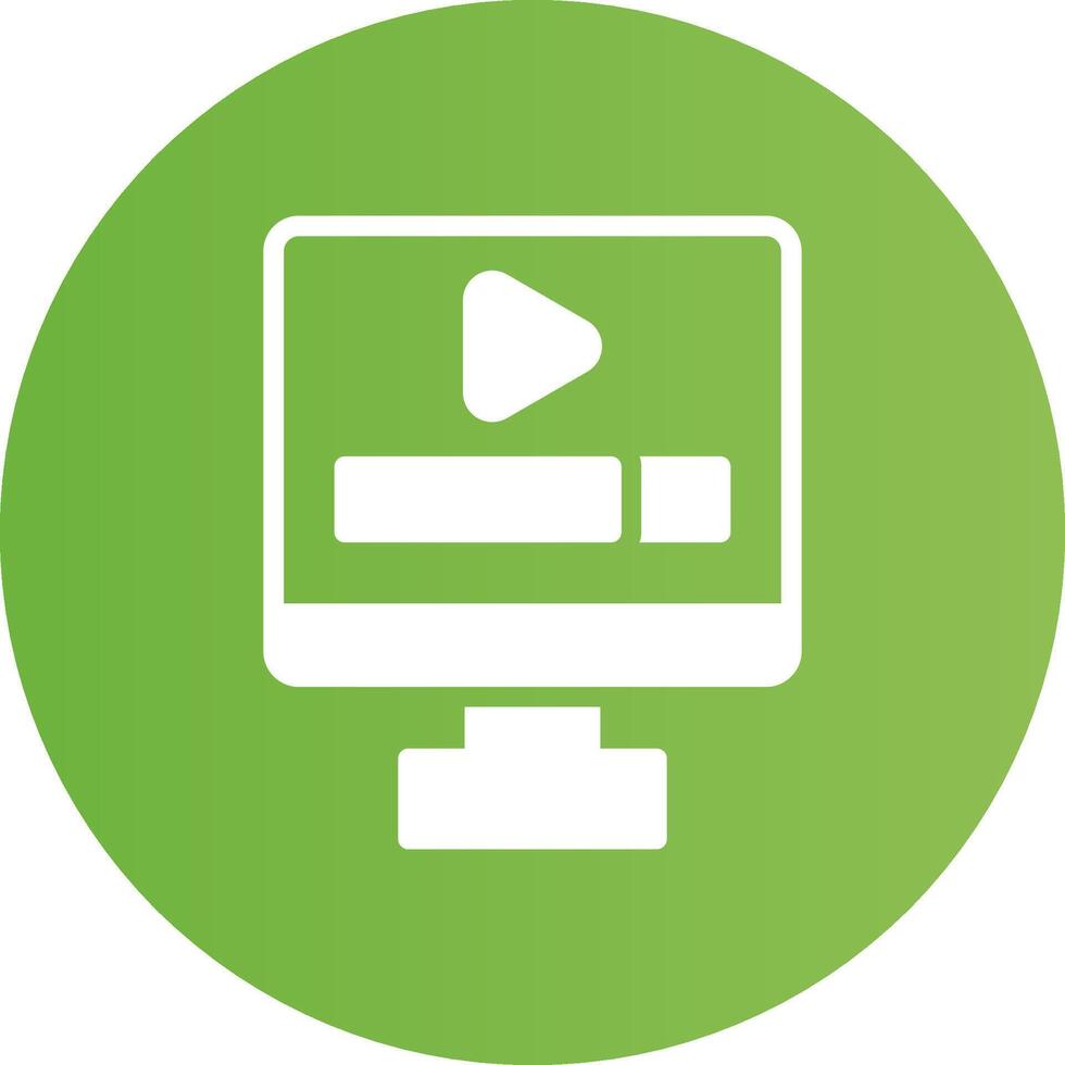 Video Play Creative Icon Design vector