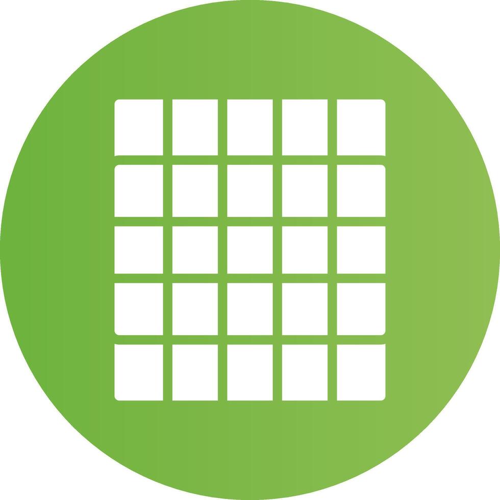Glyph Circle light green Gradient vector