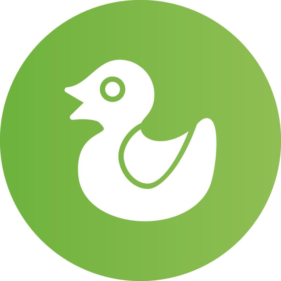 Rubber Duck Creative Icon Design vector