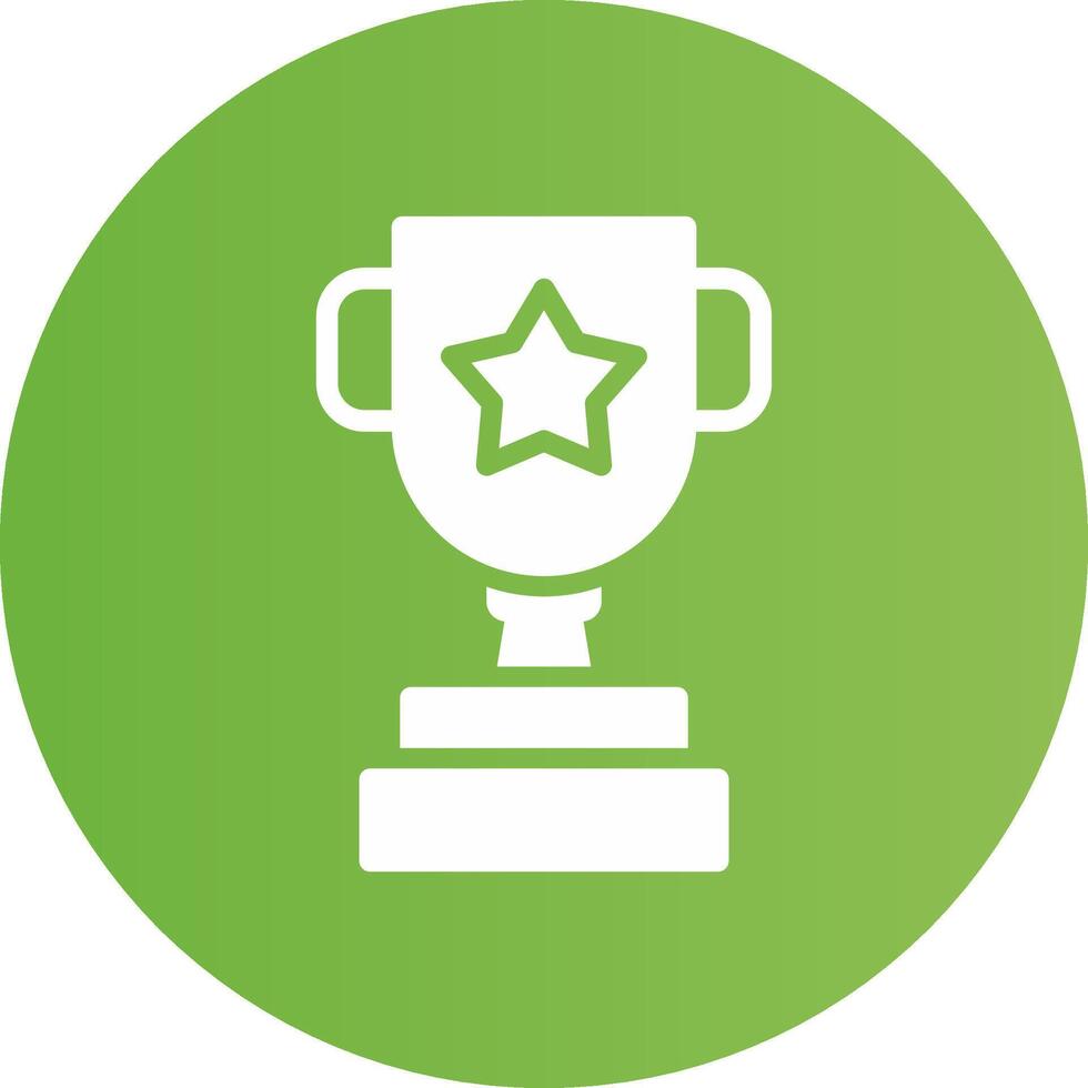 Trophy Creative Icon Design vector