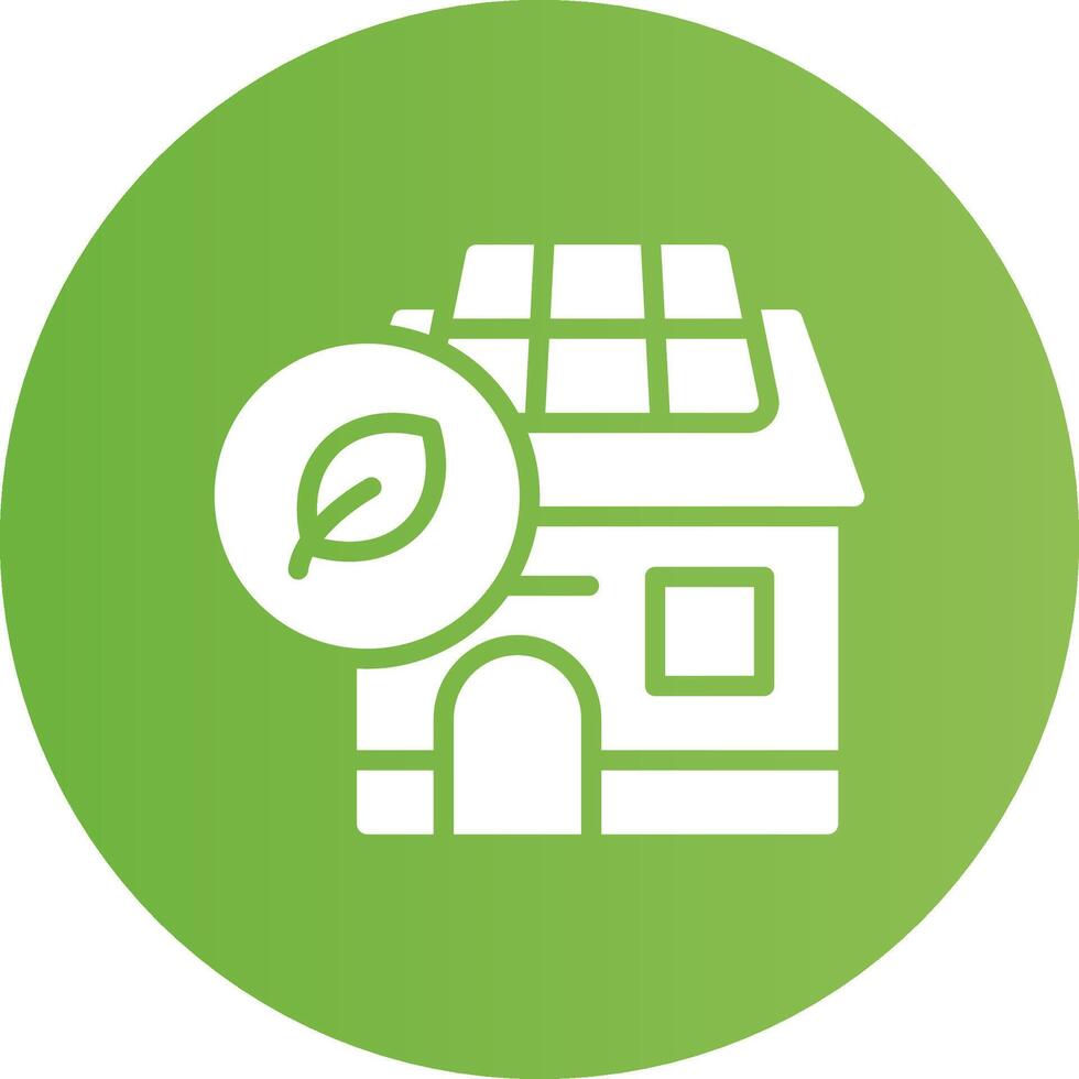 Eco Home Creative Icon Design vector