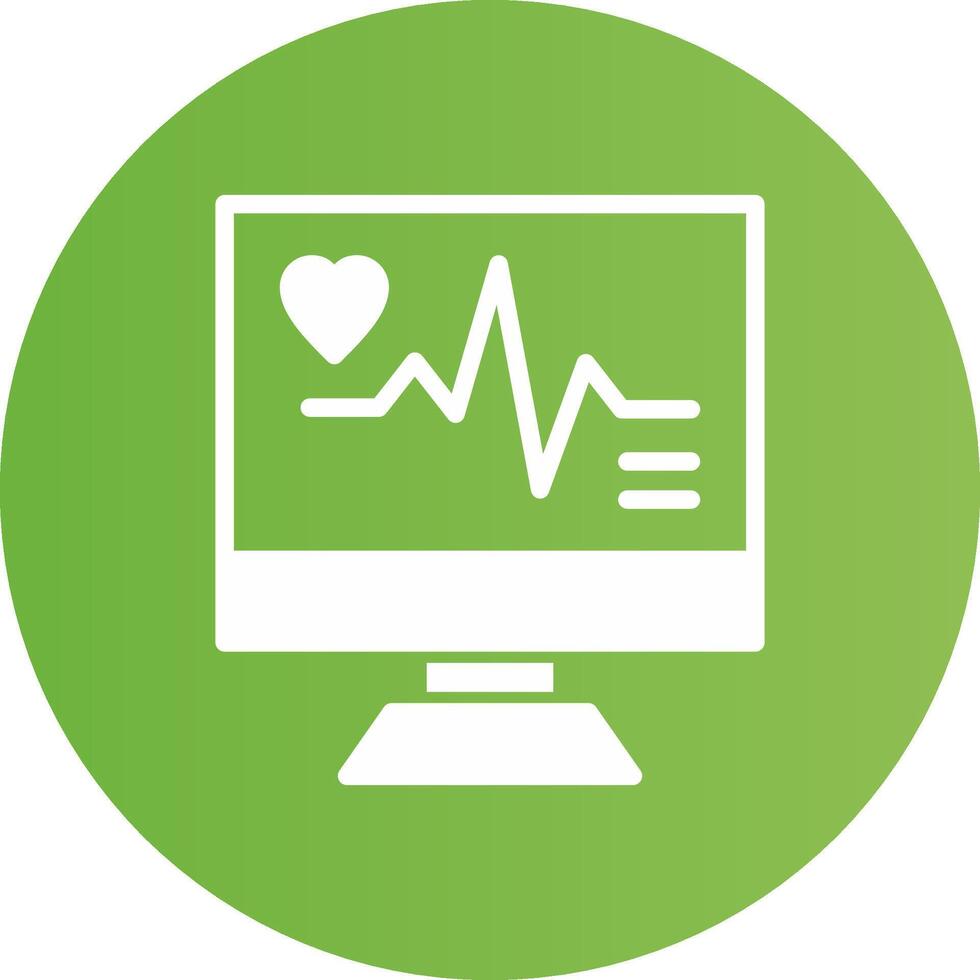 Monitor Creative Icon Design vector