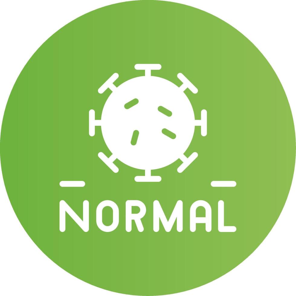 New Normal Creative Icon Design vector