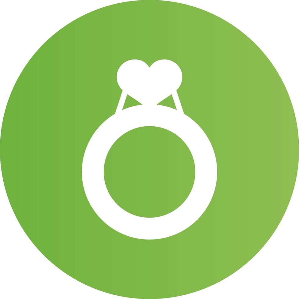 Glyph Circle light green Gradient vector