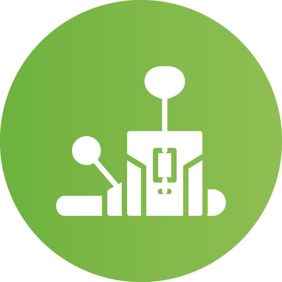 Pilates Chair Creative Icon Design vector