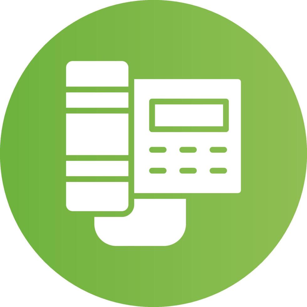 Telephone Creative Icon Design vector