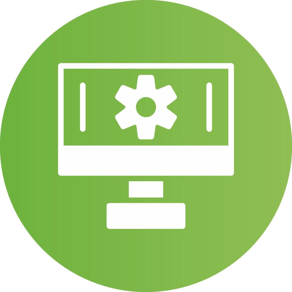Setting Creative Icon Design vector