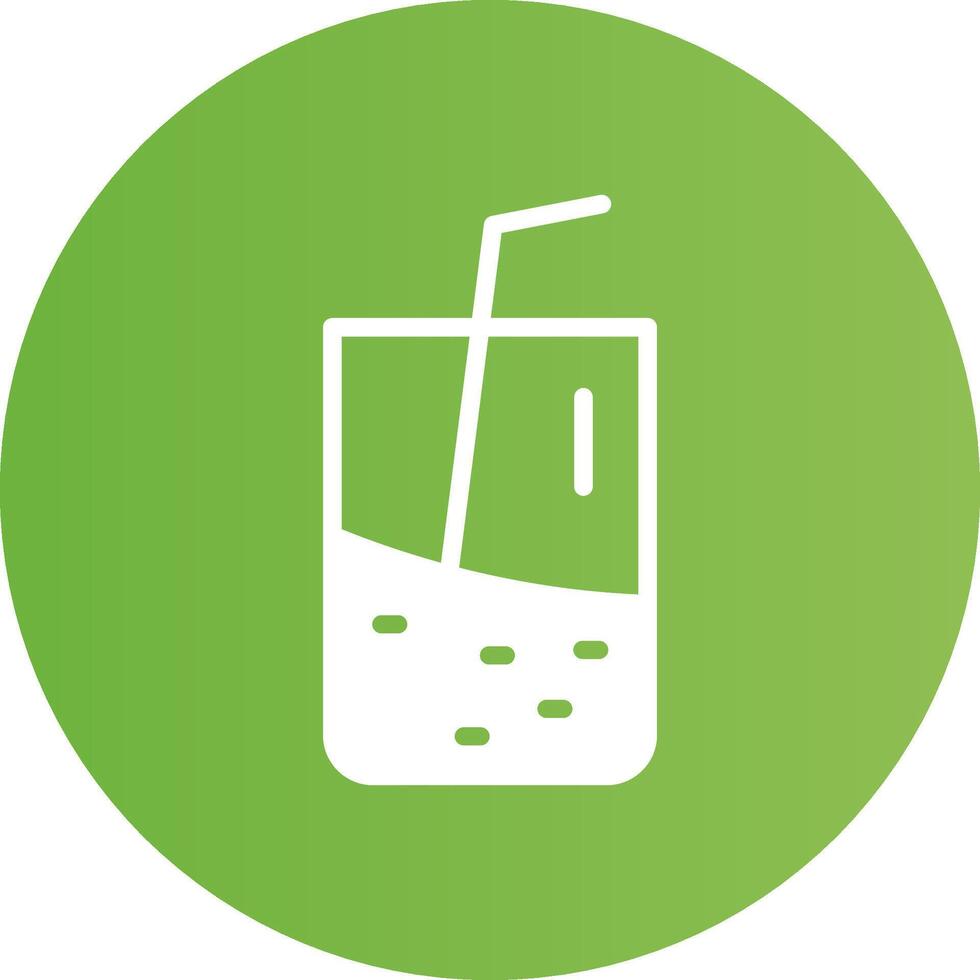 Glyph Circle light green Gradient vector