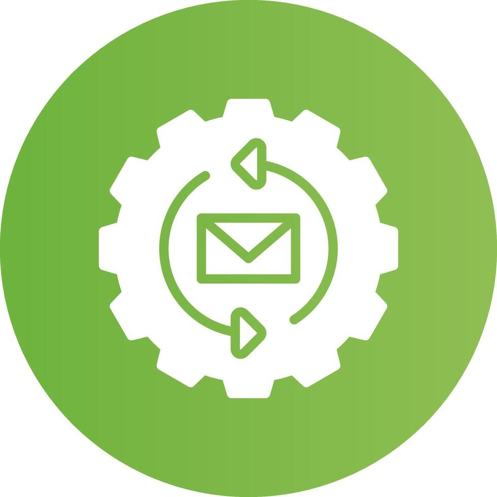 Marketing Automation Creative Icon Design vector