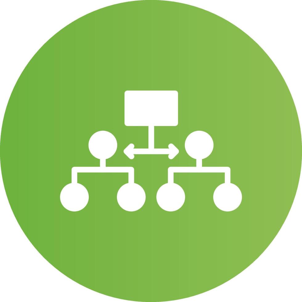 Labeled Hierarchy Creative Icon Design vector