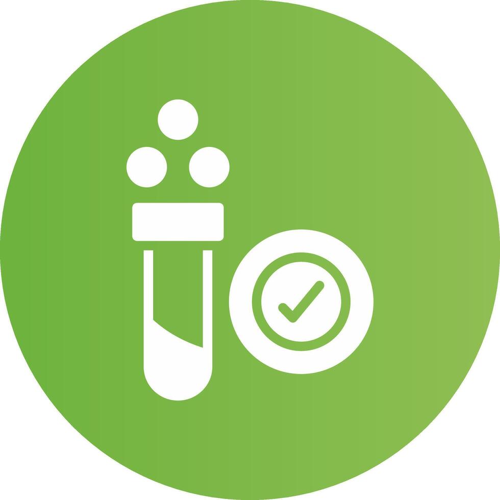 Blood Test Creative Icon Design vector