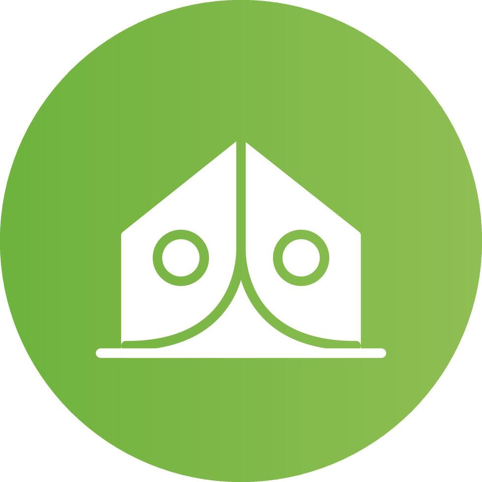 Tent Creative Icon Design vector