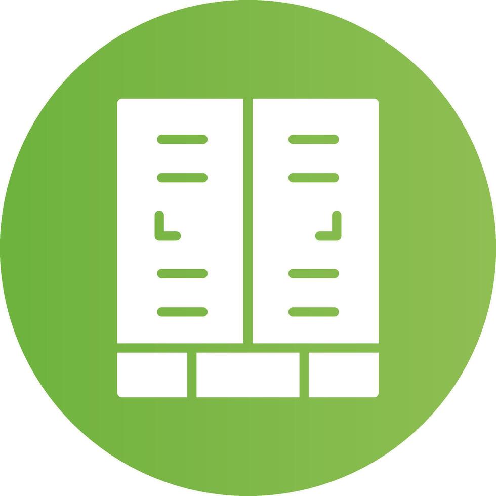 Lockers Creative Icon Design vector