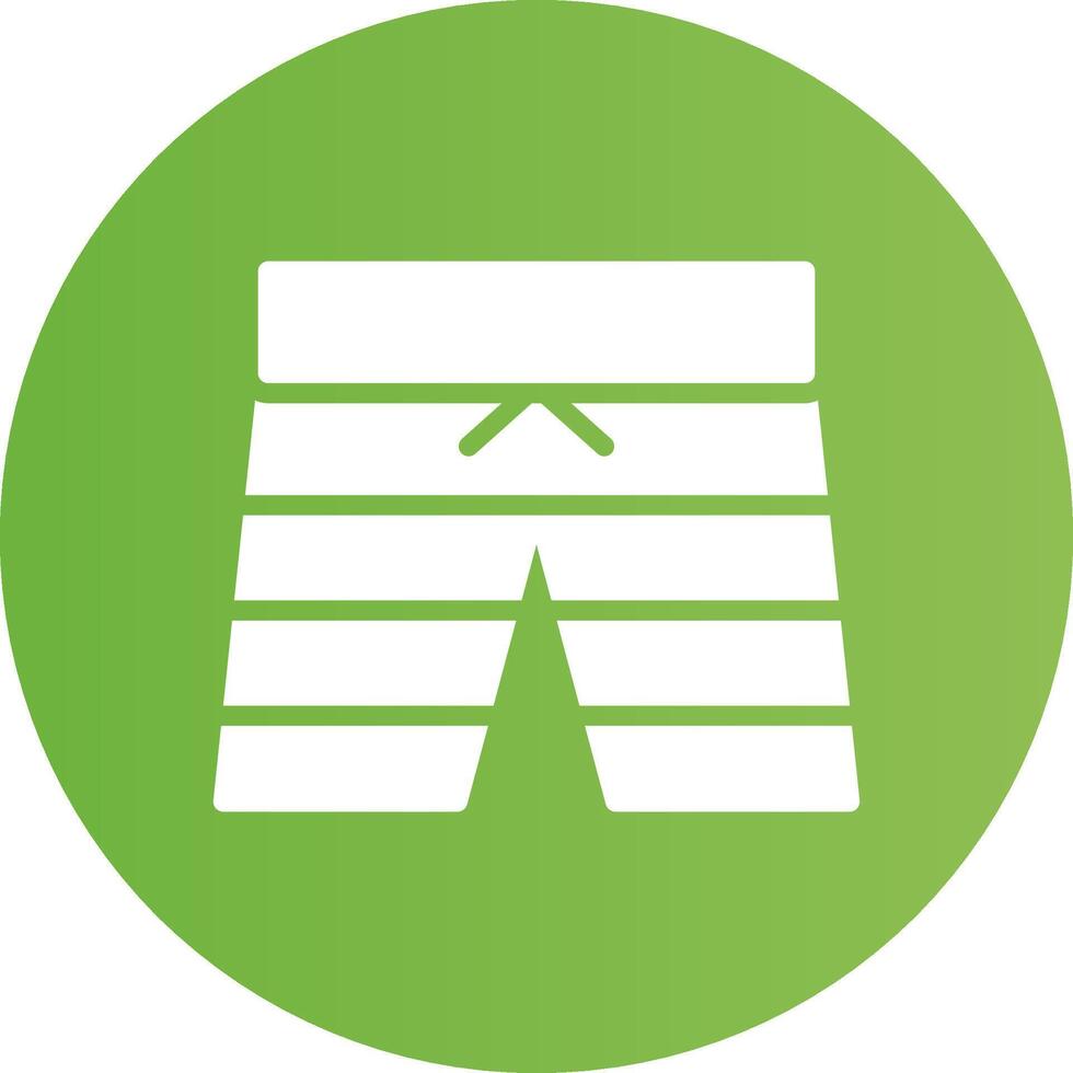 Glyph Circle light green Gradient vector