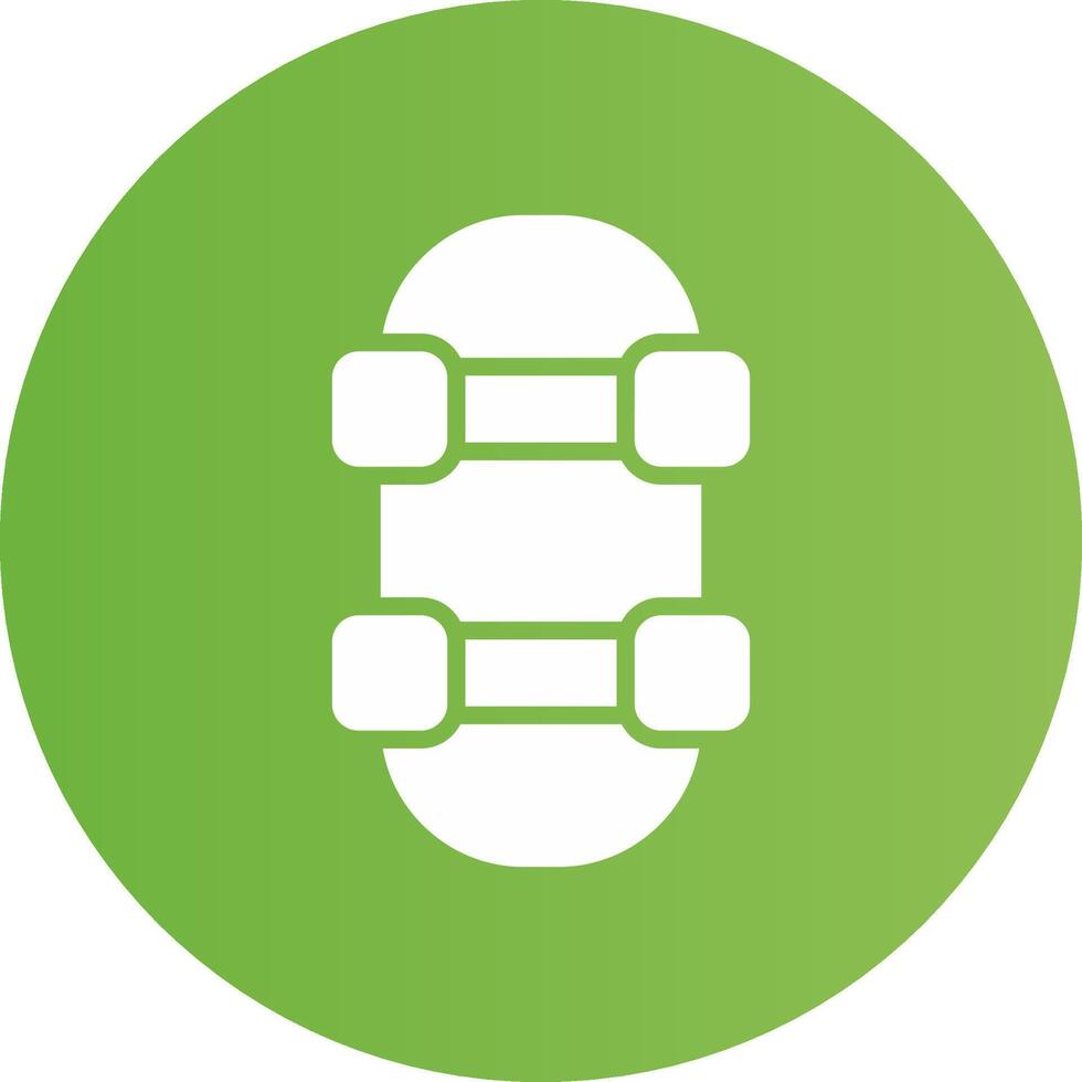 Skateboard Creative Icon Design vector