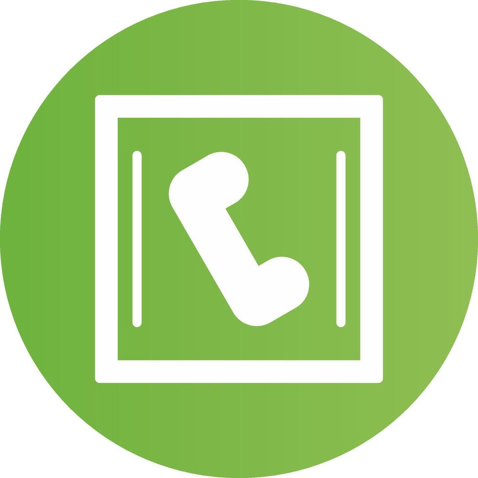 Emergency Call Creative Icon Design vector
