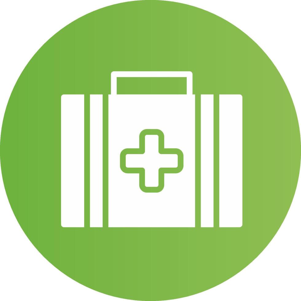 First Aid Kit Creative Icon Design vector