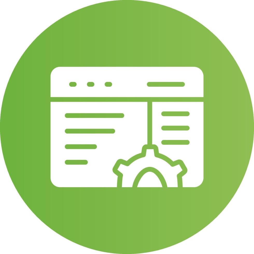 Browser Creative Icon Design vector