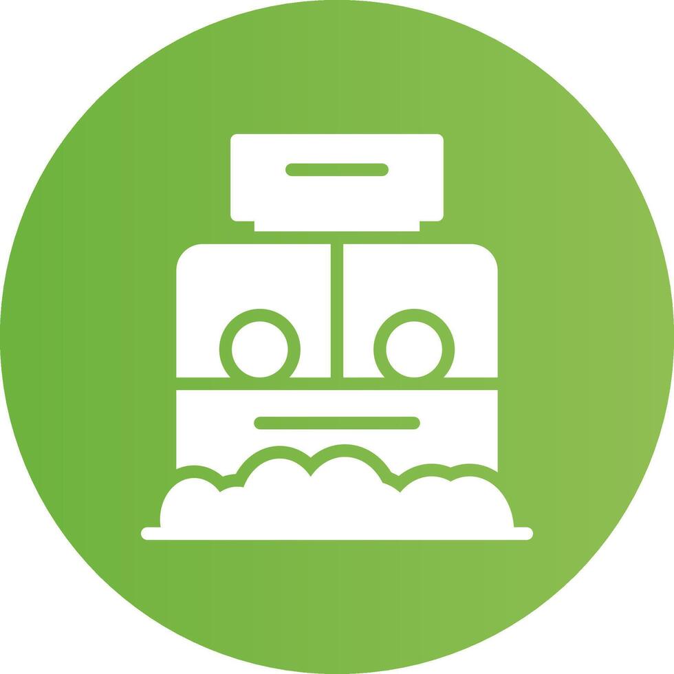 Ticket Box Creative Icon Design vector