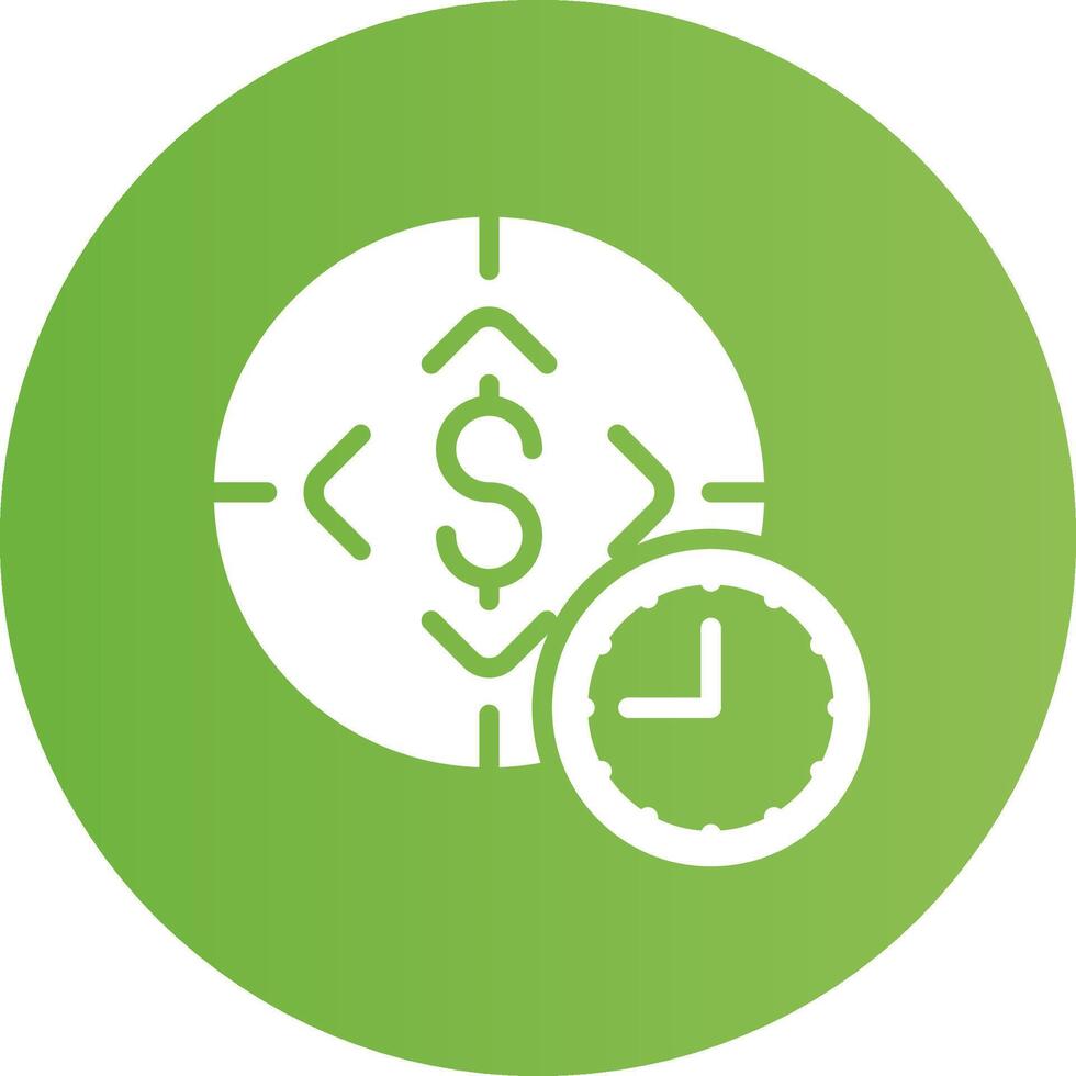 Goal Expiry Creative Icon Design vector