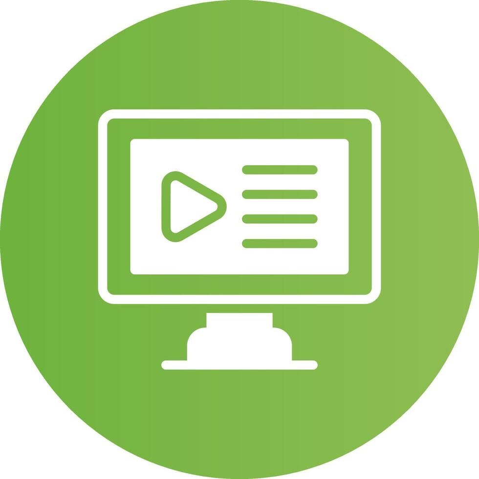Video Creative Icon Design vector