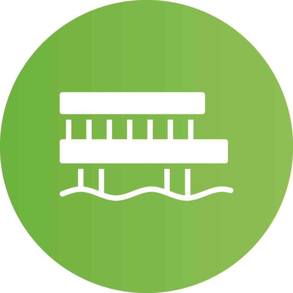 Pier Creative Icon Design vector