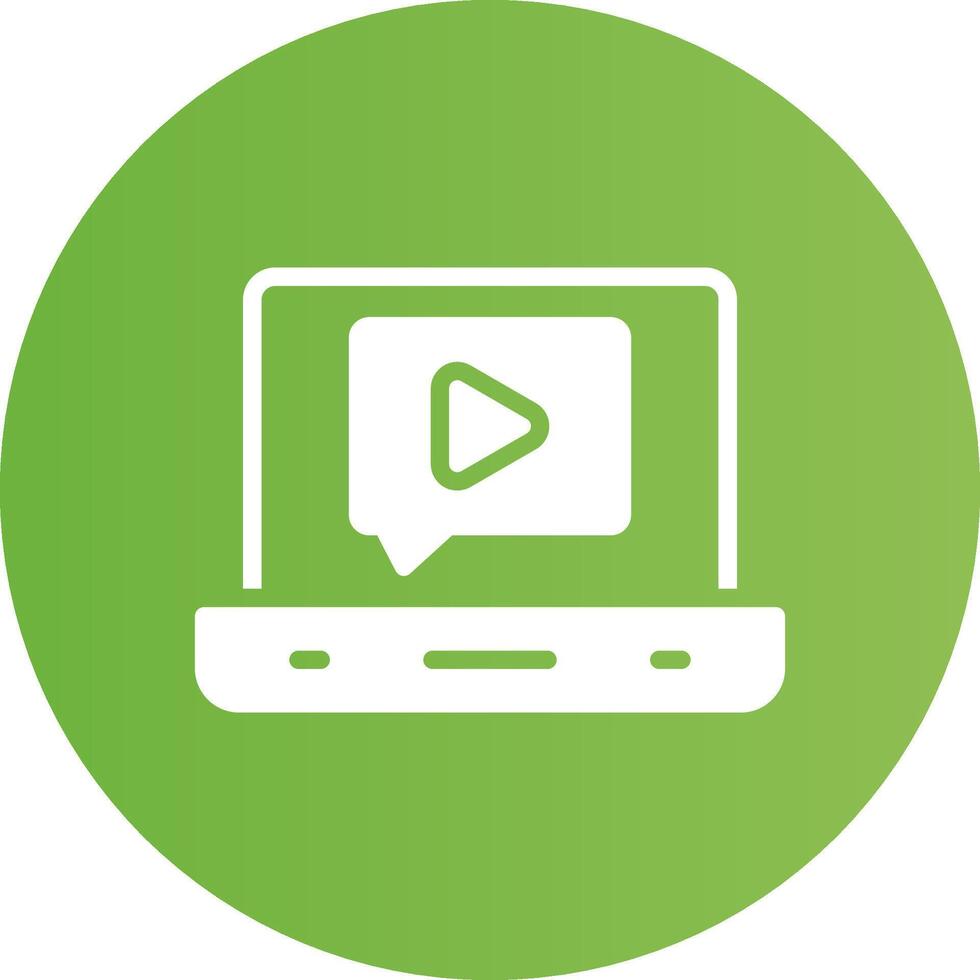 Online Course Creative Icon Design vector