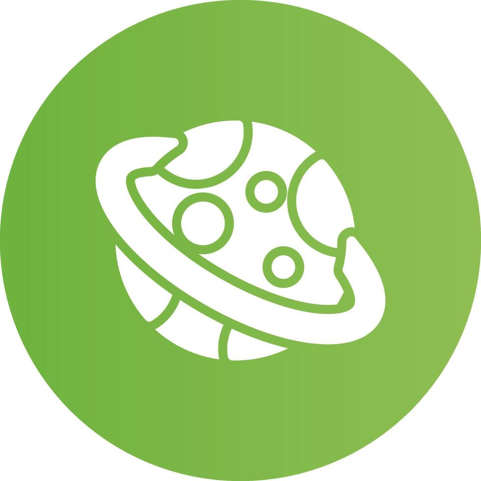 Glyph Circle light green Gradient vector