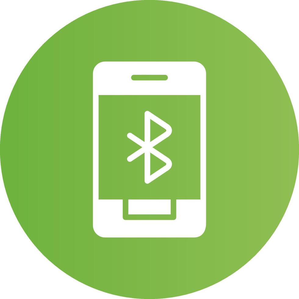 Bluetooth Creative Icon Design vector