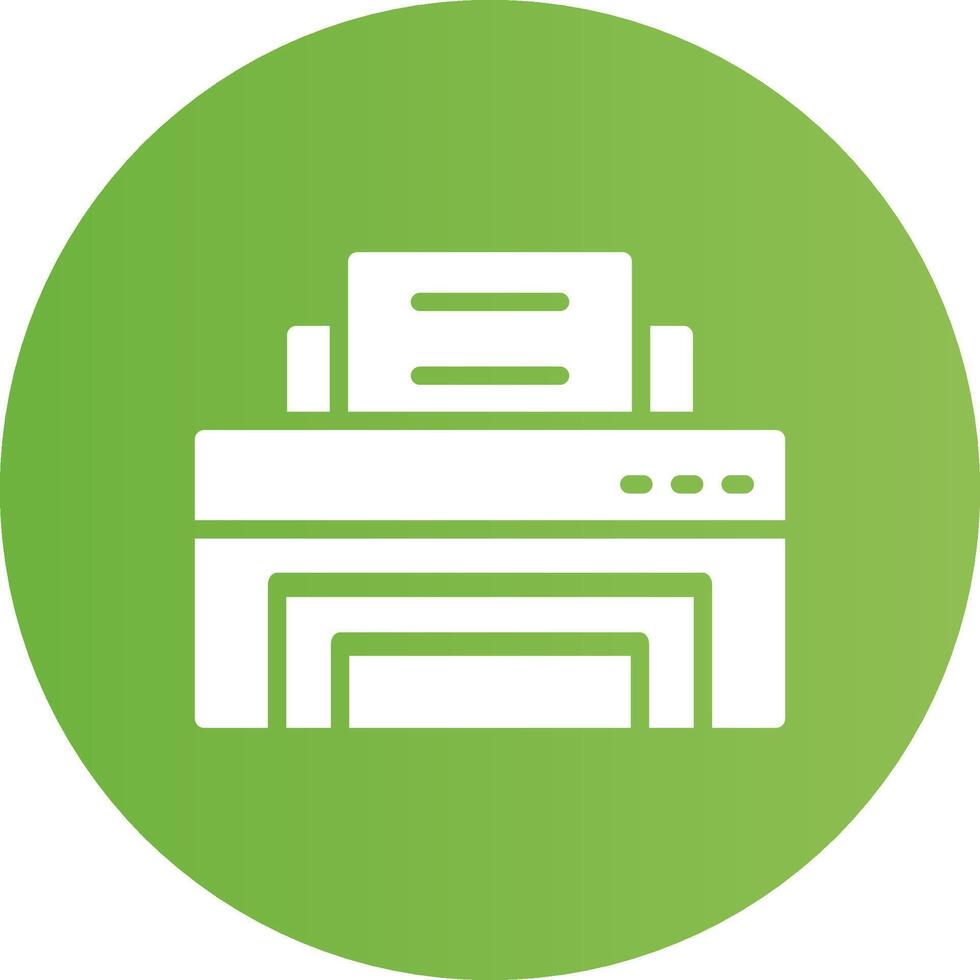 Printer Creative Icon Design vector